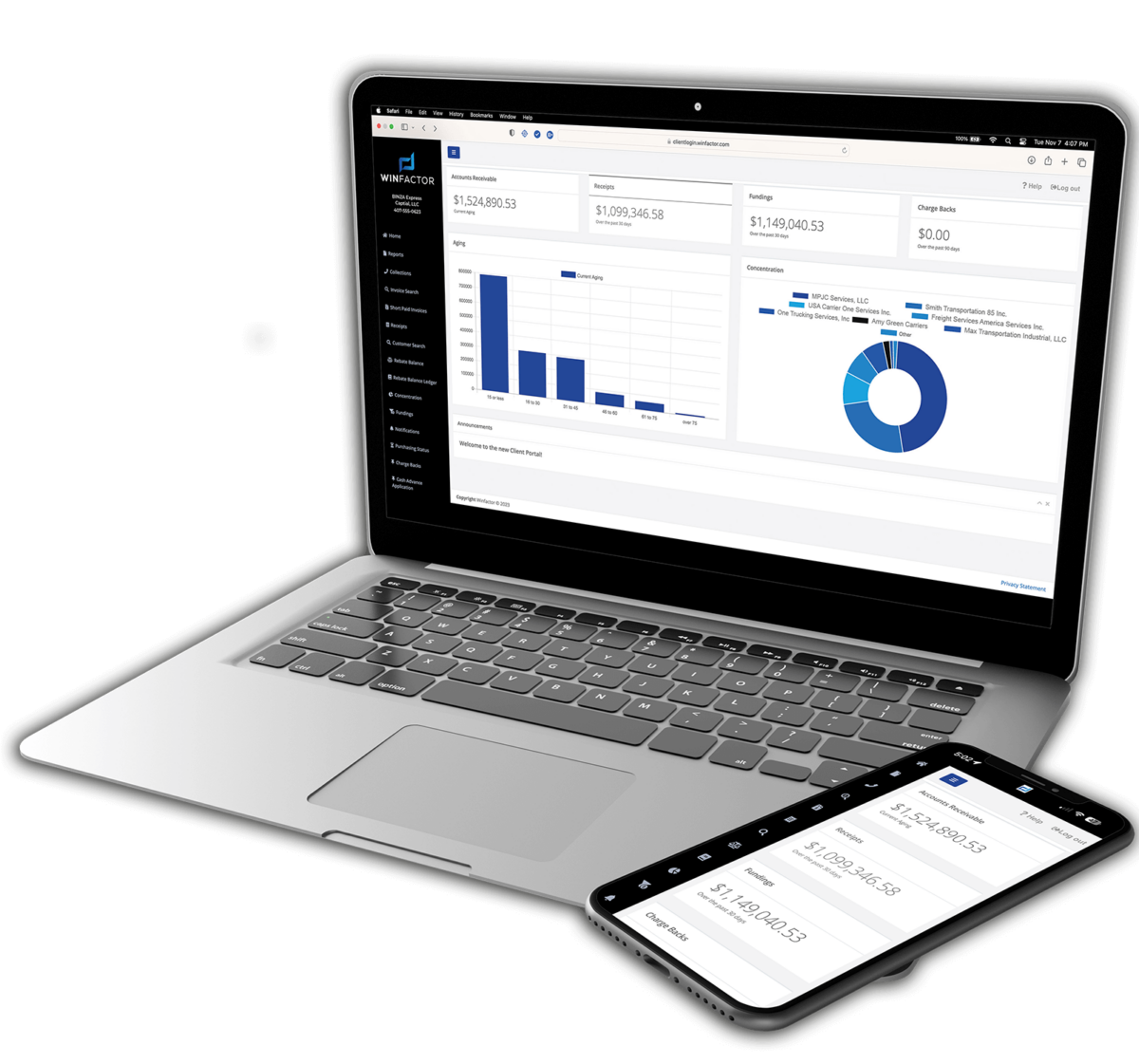 Transportation Factoring Software - WinFactor