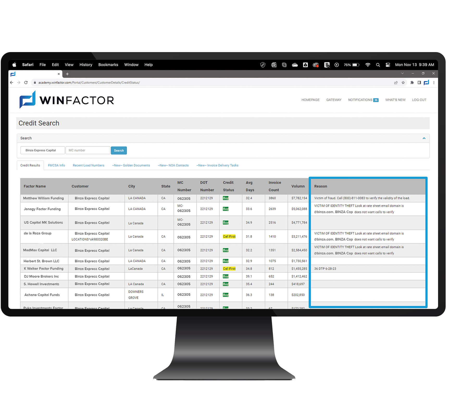 winfactor-credit-rating-reasons software factoring