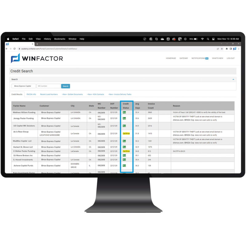 Software Factoring - WinFactor